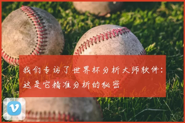 我们专访了世界杯分析大师软件：这是它精准分析的秘密