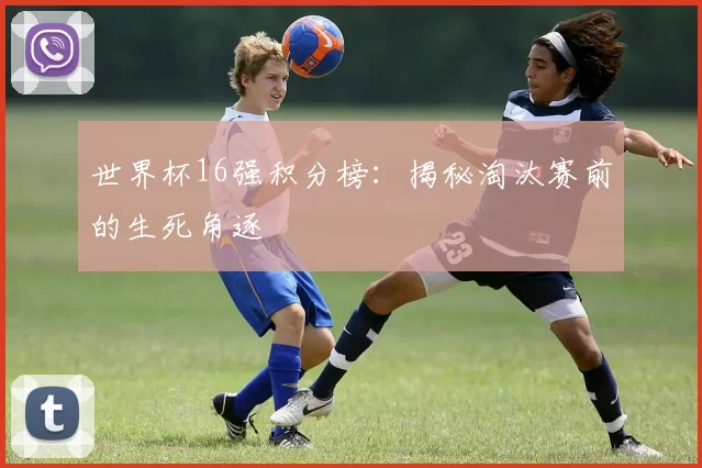 世界杯16强积分榜：揭秘淘汰赛前的生死角逐