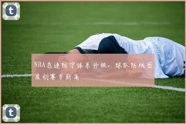 NBA急速防守体系升级，球队防线密度创赛季新高